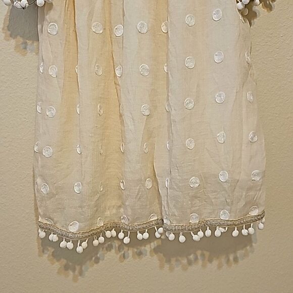 HARPER NY POLKA-DOT BOHO TUNIC DRESS SIZE SMALL - Picture 5 of 12